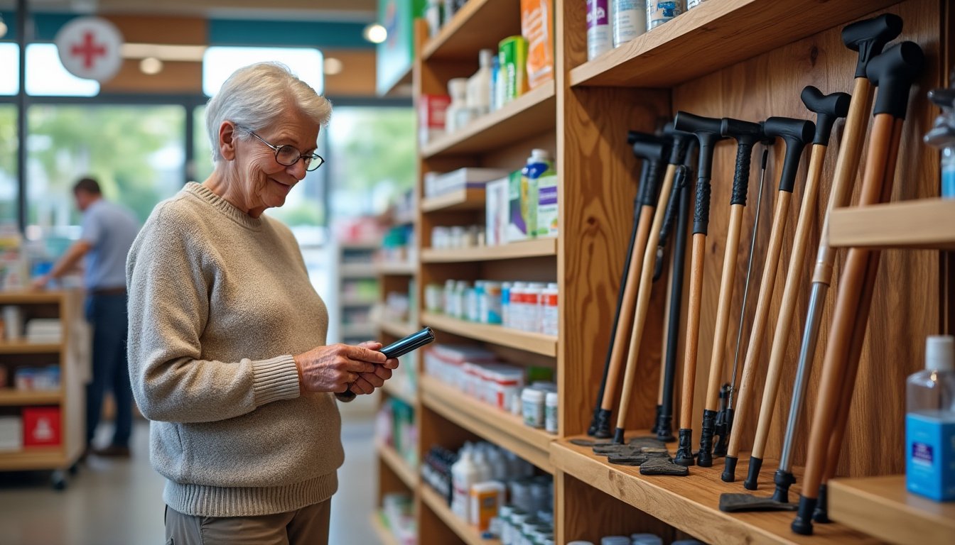découvrez tout ce qu’il faut savoir pour acheter une canne de marche en pharmacie : conseils, types de cannes, prix, remboursements et critères de choix pour un achat adapté à vos besoins.
